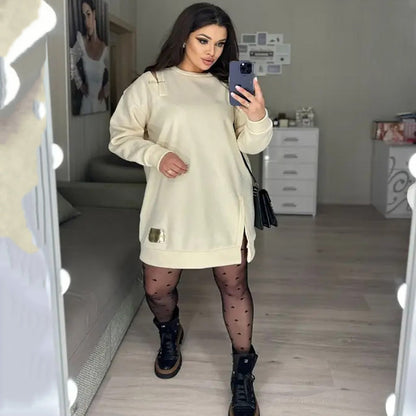 📦Ingyenes szállítás📦Rochie Chic Cutout Sweatshirt nőknek